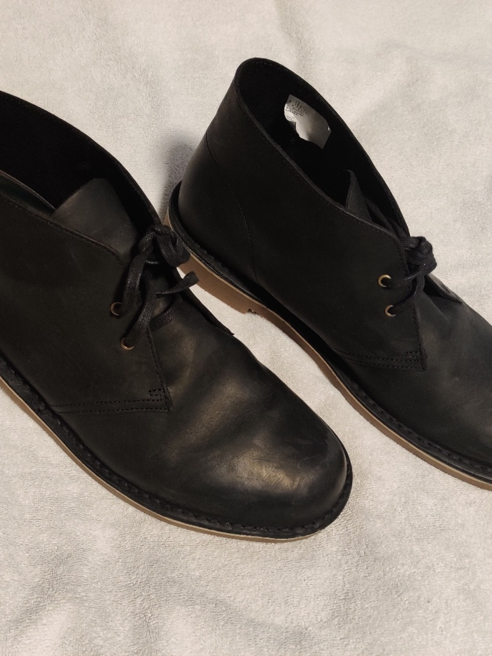 Clarks Shepton Chukka Boot US Men's 11 Wide Black